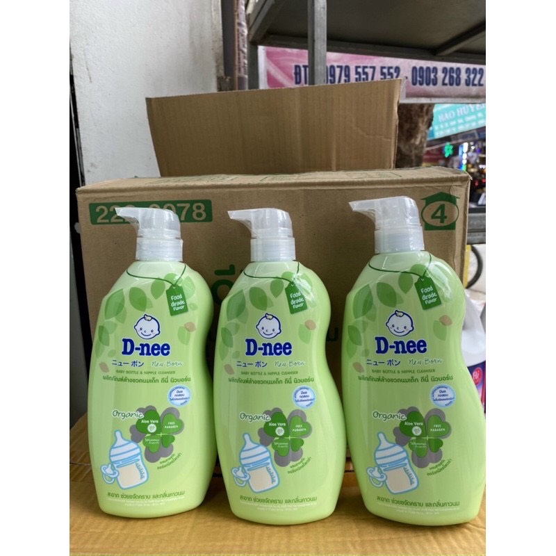 Nước rửa bình sữa Dnee thái lan dạng chai 620ml - Túi 600ml
