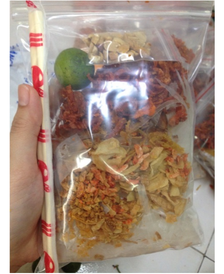 [HCM]BÁNH TRÁNG SATE CHÁY TỎI - 1 BỊCH