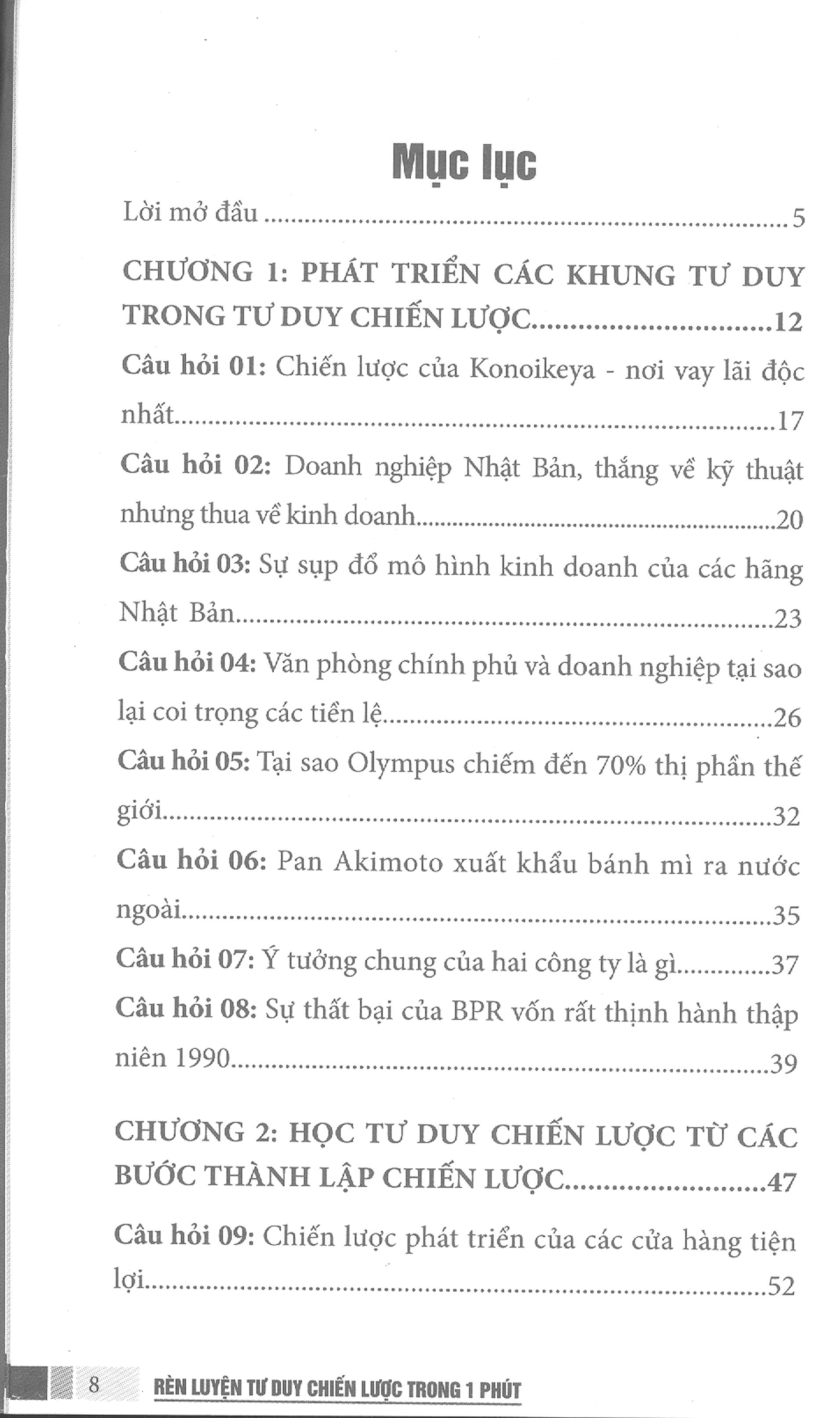 Rèn Luyện Tư Duy Chiến Lược Trong 1 Phút