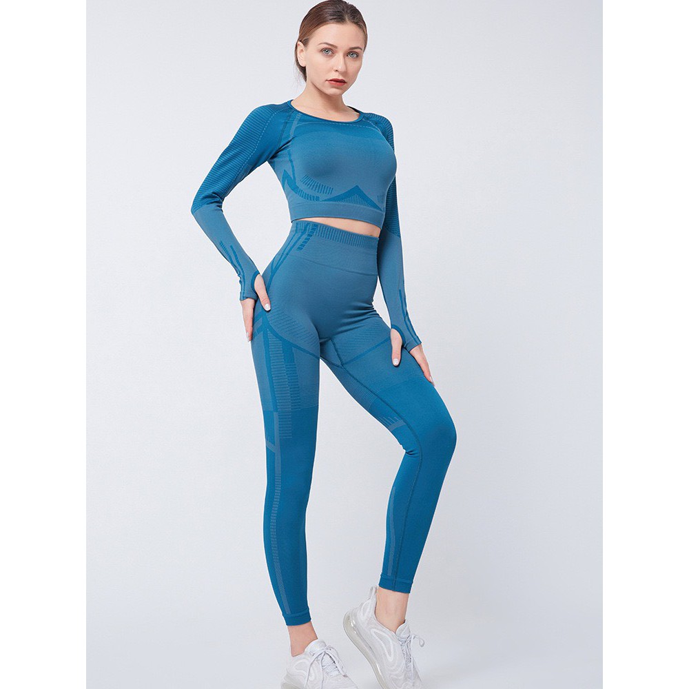 (BT11)ộ Quần ÁO DÀI TAY Tập GYM ,YOGA ,MẪU MỚI -Hàng Quảng Châu Cao Cấp ( bao chất)