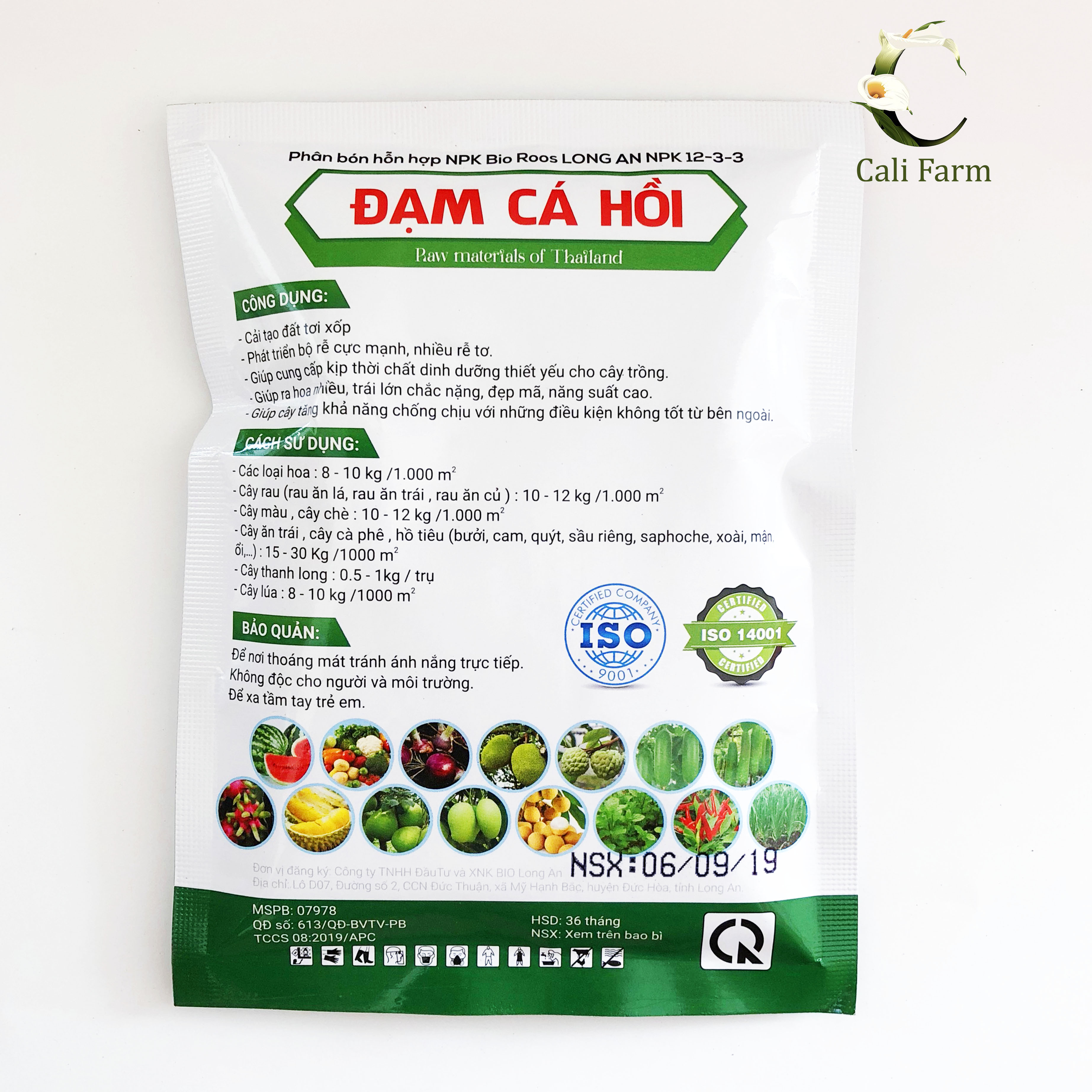 Phân Đạm cá Hồi 200g chuyên dùng cho hoa kiểng