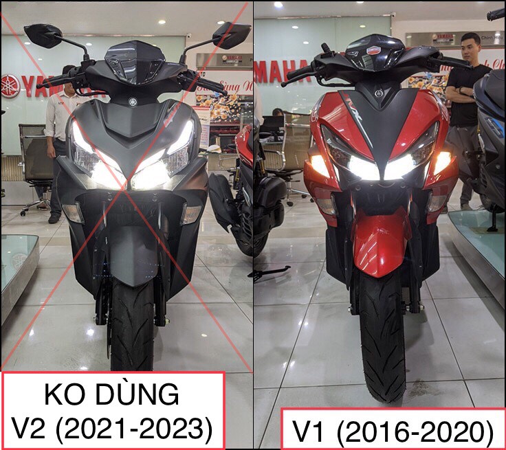 NVX 2016 2017 2018 2019 2020 ỐP CHE PÔ ( CHỤP BÁCH PÔ ) DÙNG CHO ĐỜI XE NVX ( V1 ) CROM/CACBON