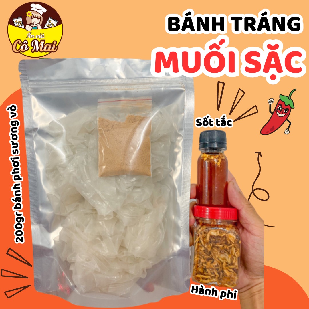 Bánh Tráng Muối Sặc Siêu Cay