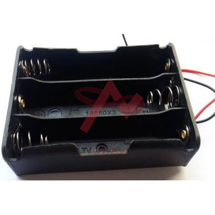 Đế Pin 18650 Có Dây (Đấu Nối Tiếp) 3 Pin