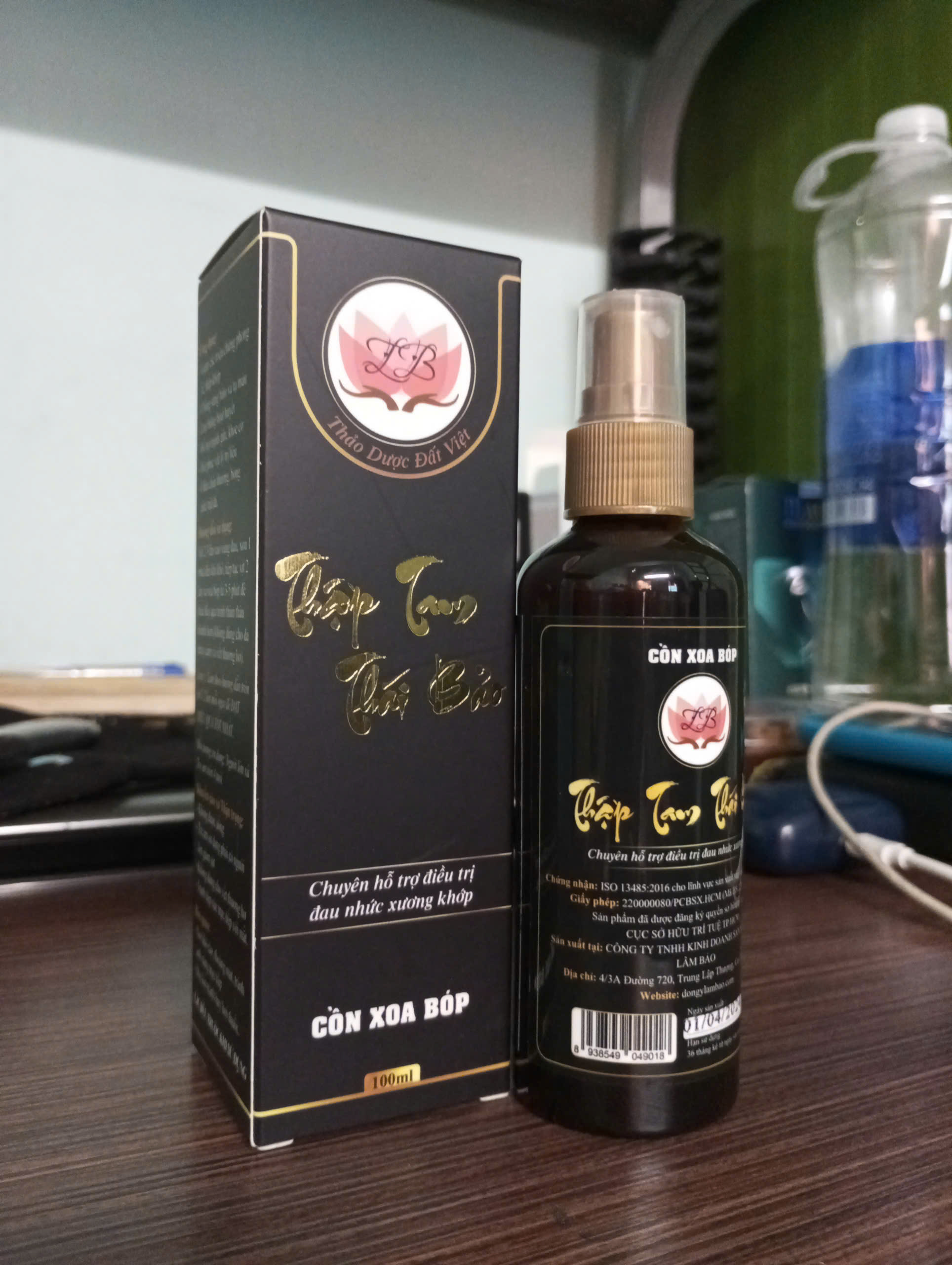 Cồn xoa bóp Thập Tam Thái Bảo