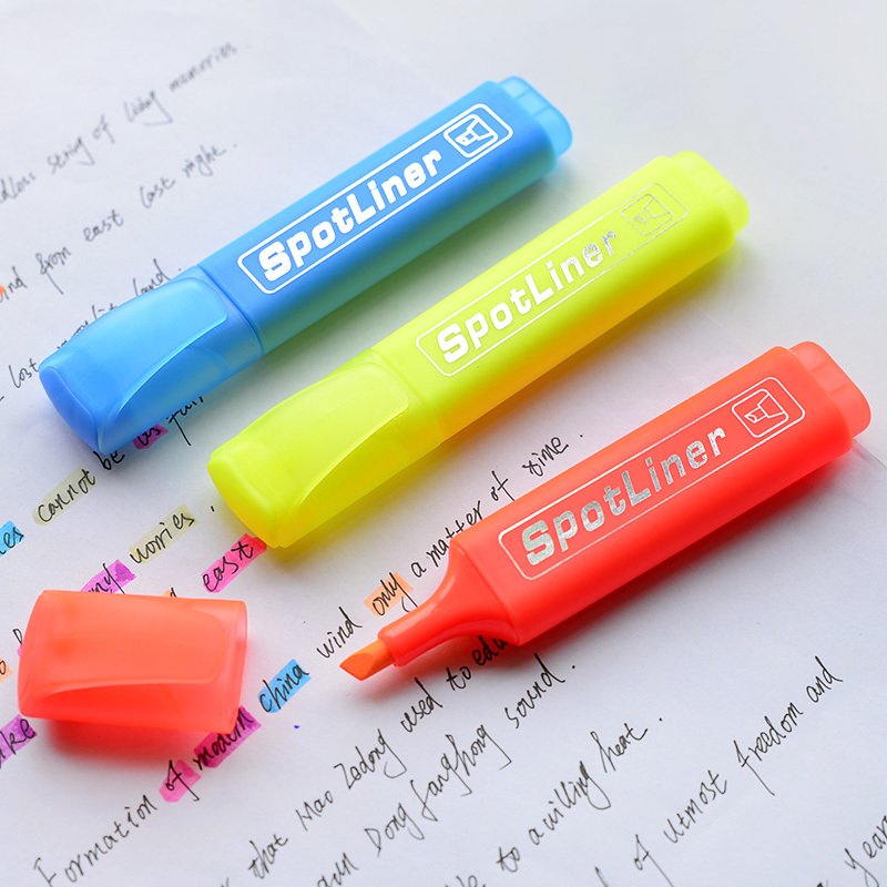 Bộ 2 Bút đánh dấu spotliner nhiều mầu
