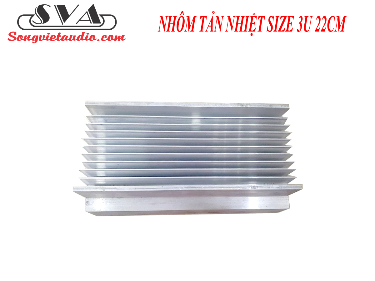 Nhôm tản nhiệt 3u 22 cm - 1 miếng