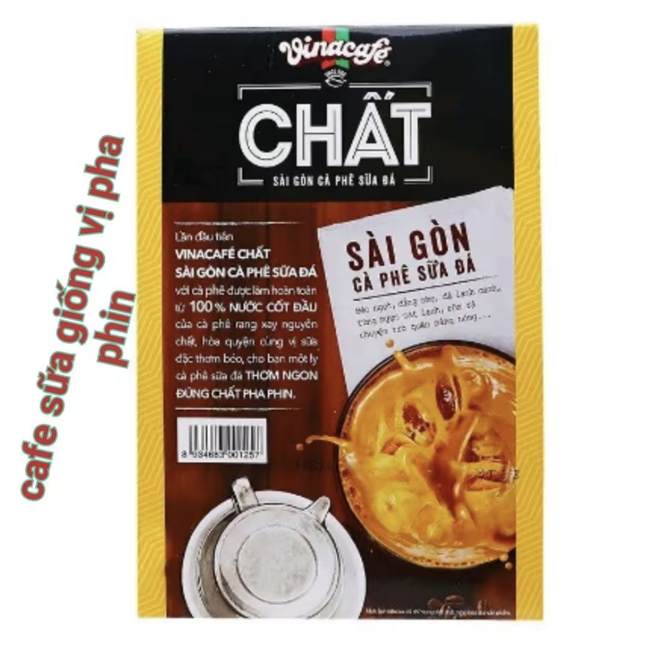 CÀ PHÊ SỮA VINACAFE CHẤT THƠM ĐẬM VỊ (10 GÓI *29g), cafe chất vinacafe