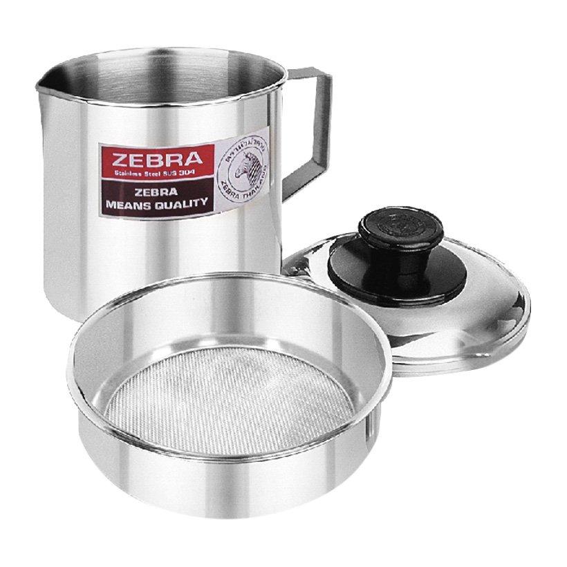 Ca có vĩ lượt, nắp Inox Zebra 1L - 151101