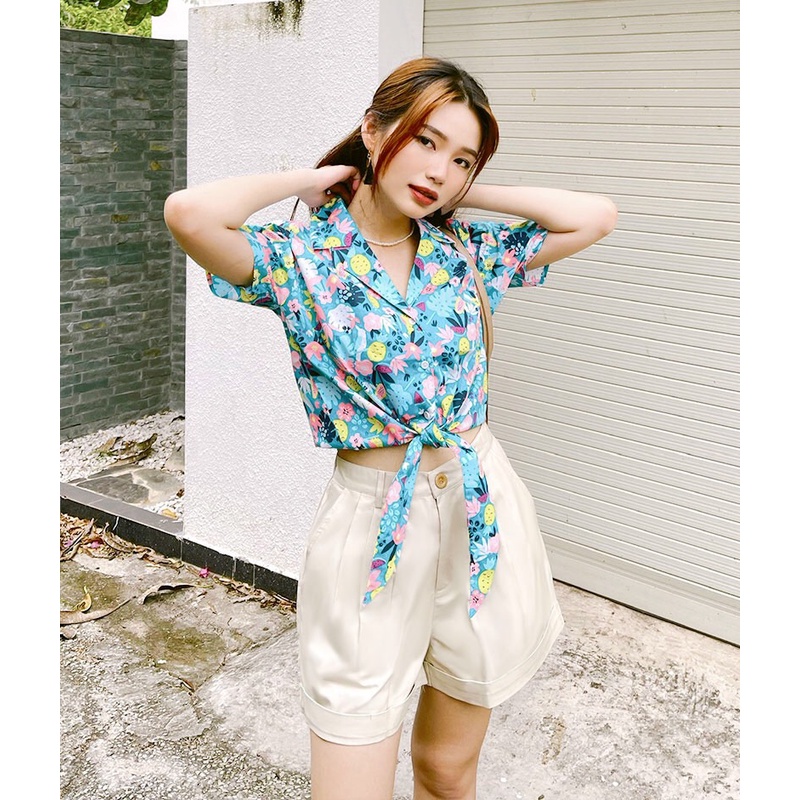 Quần Short Kaki Lật Lai - QS22005 - BlazerSaigon