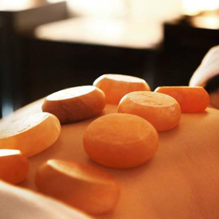 [HCM]Viên đá muối Hymalaya dẹt dùng massage