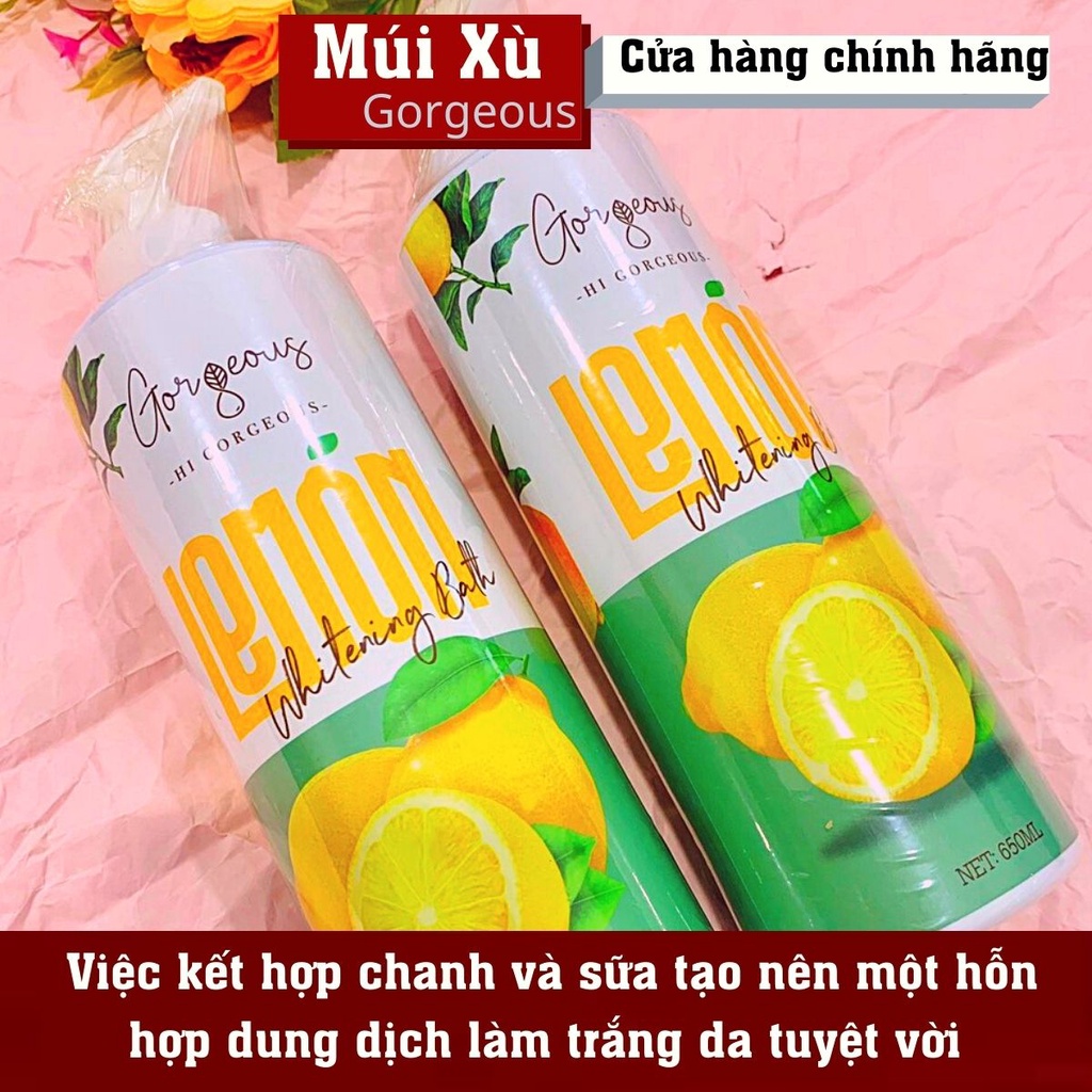 Sữa Tắm Chanh Múi Xù The Gorgeous