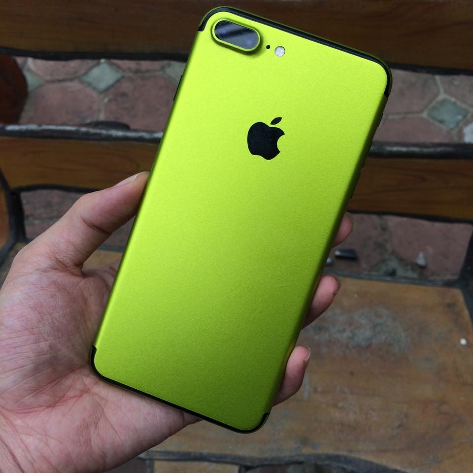 Dán Skin cho iPhone 8 Plus màu xanh chuối