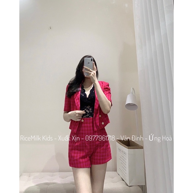 Áo ren Zara cổ V xuất dư xịn