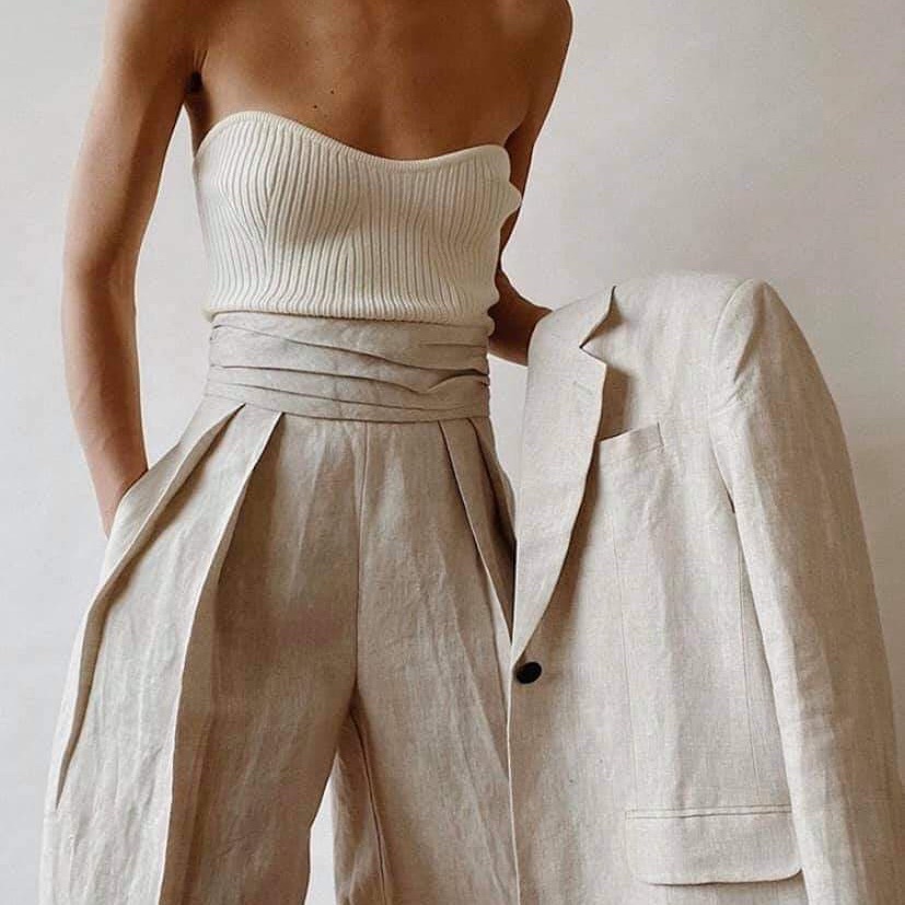 BLAZER LINEN PREMIUM