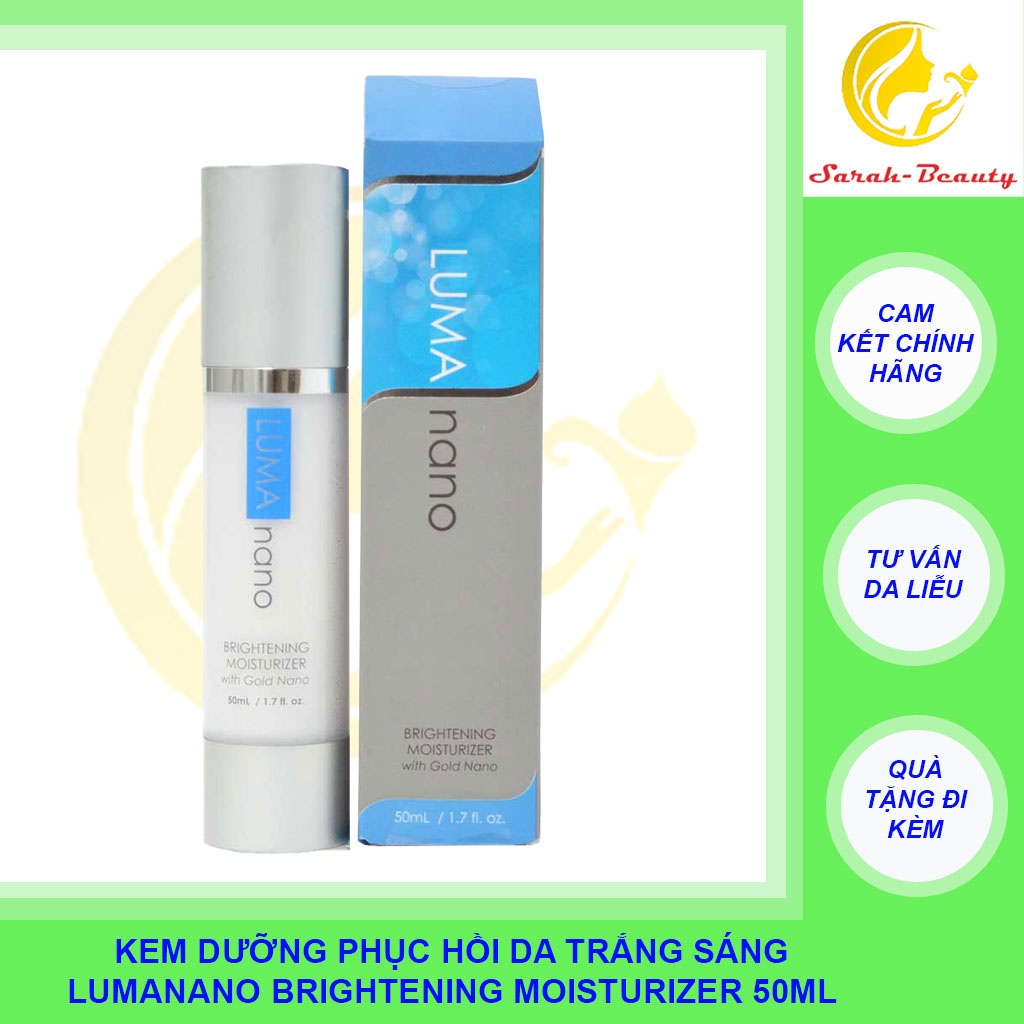 Luma Nano - Kem dưỡng phục hồi trắng sáng da Brightening Moisturizer Luma Nano 50ml