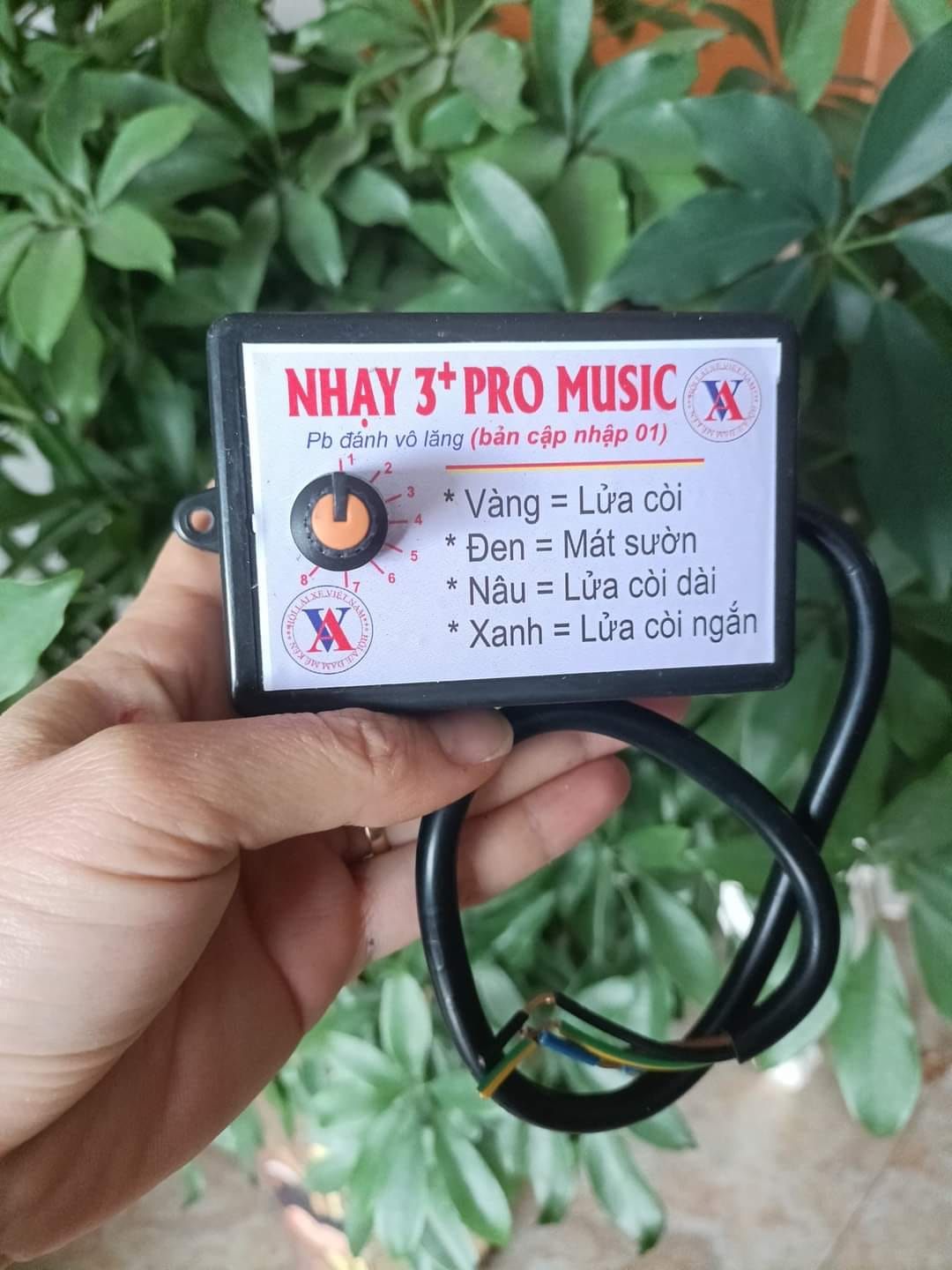 Nhại còi 3+ pro music gắn còi hơi-còi điện