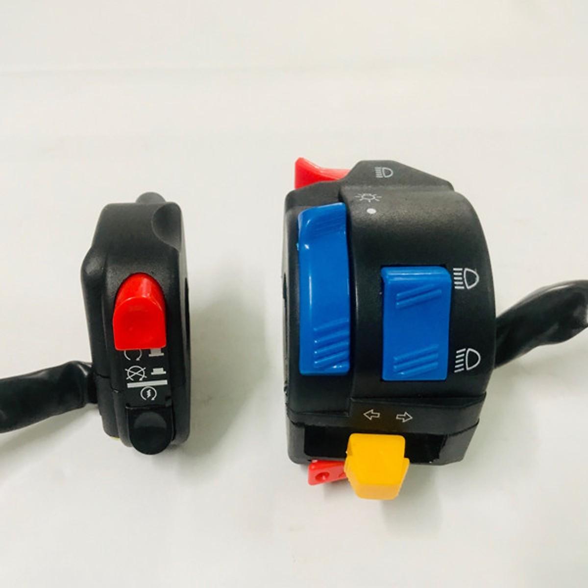 Bộ 2 Cùm Công Tắc FZ trái và phải Passing/on/of gắn xe máy (màu Đen),Sản Phẩm Chất Lượng, Gian Hàng Uy Tín, Giá Cả Cực Tốt, Mua Ngay. ( Hàng Cty màu Đen)