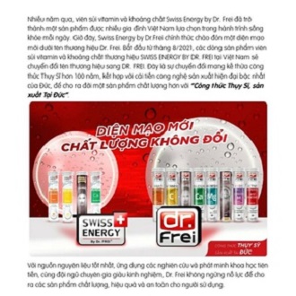 Viên sủi bổ sung collagen Dr. Frei Collagen (Tuýp 20 viên)