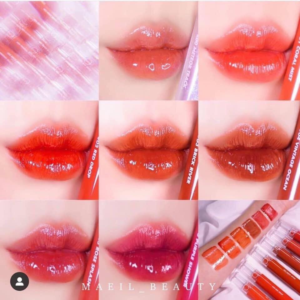 [HCM]SON TINT BÓNG LÌ ROMAND GLASTING WATER TINT (IB CHỌN MÀU)