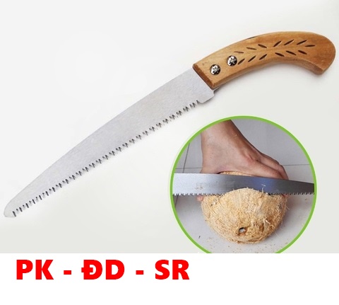 Cưa Cầm Tay Cán Gỗ Dài 25Cm - Siêu Rẻ