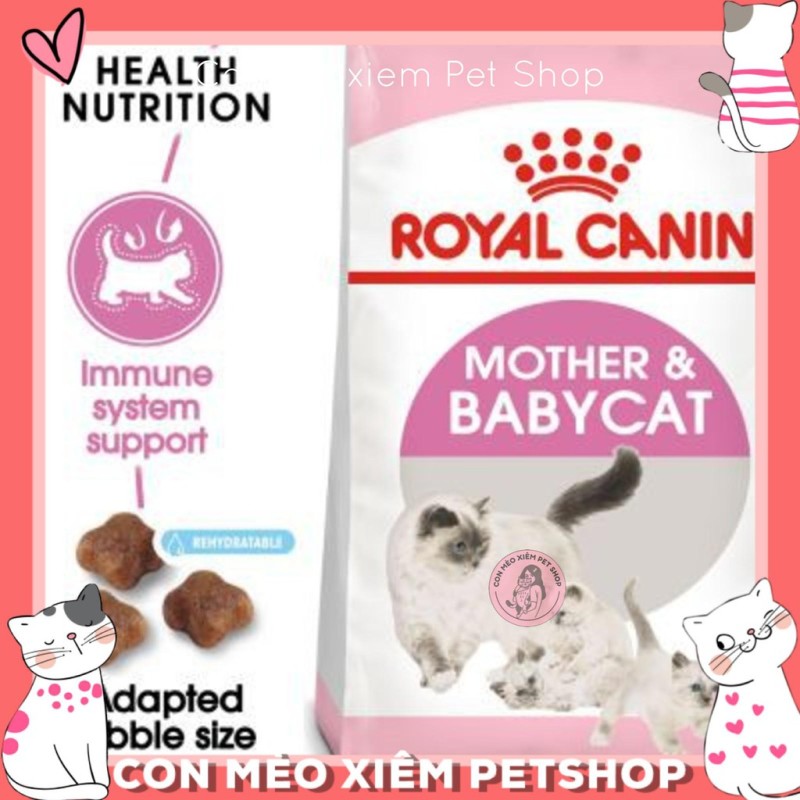 Hạt Mèo Royal Canin Mother Baby Cat 34 2Kg- Thức Ăn Dinh Dưỡng Mèo Mẹ Mèo Bầu Mèo Con Simple Pet Shop