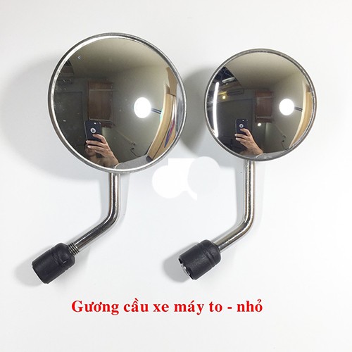 kiếng chiếu hậu xe máy tròn lớn - kiếng chiếu hậu xe