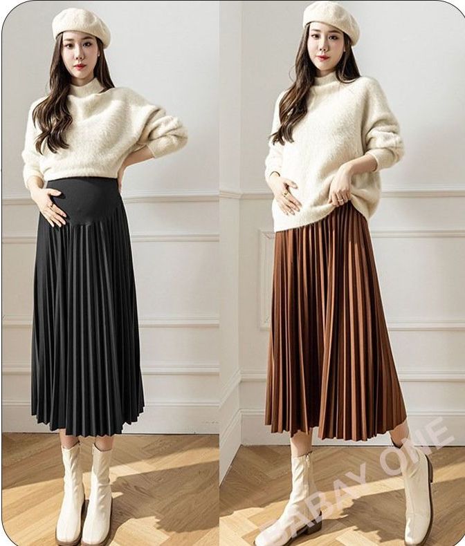 Chân Váy bầu Dáng dài thiết kế (có chun chỉnh Đủ Sz)
