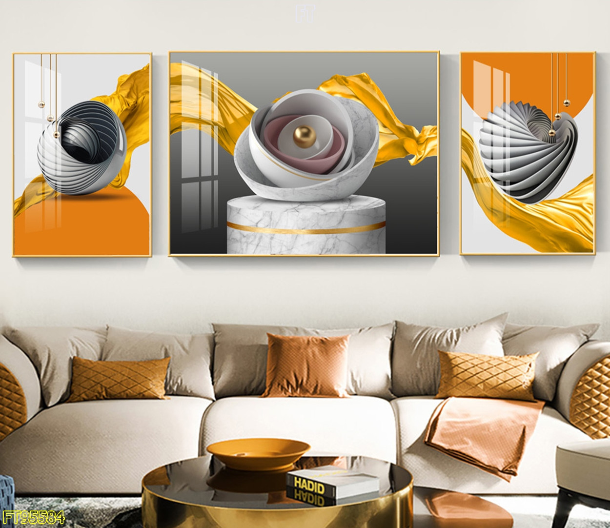 Tranh canvas treo tường, tranh phong cảnh combo 3 bức tranh decor siêu xinh đẹp hơn tranh dán tường