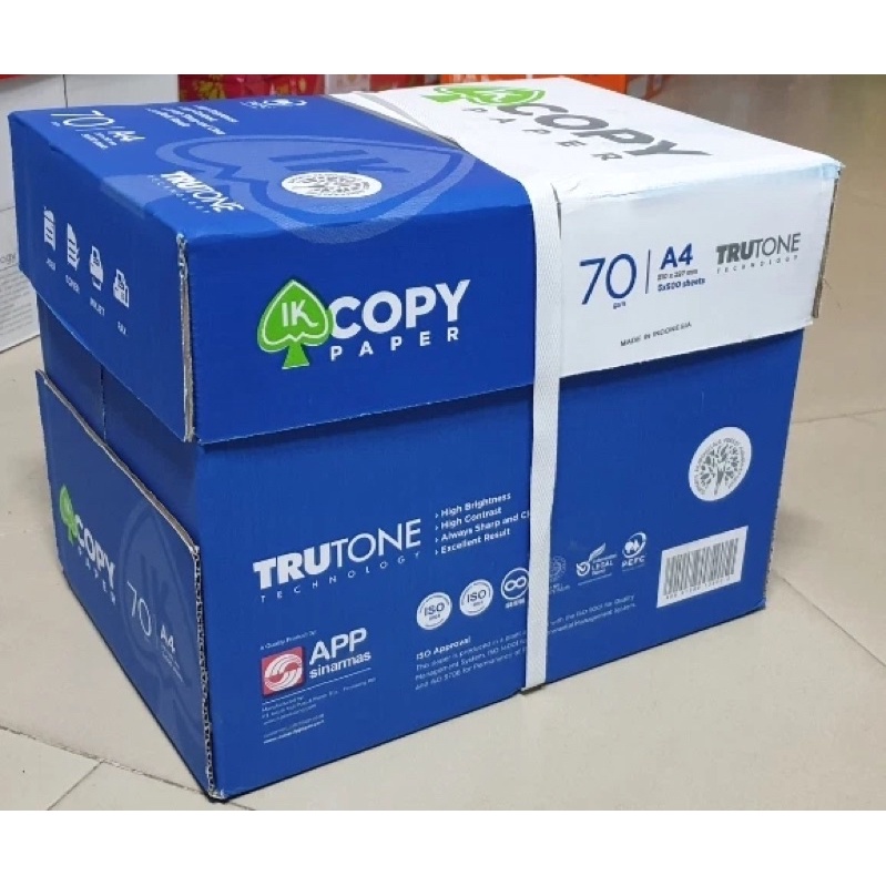 Giấy A4 Ik Copy 70gsm 500 Tờ Indonesia