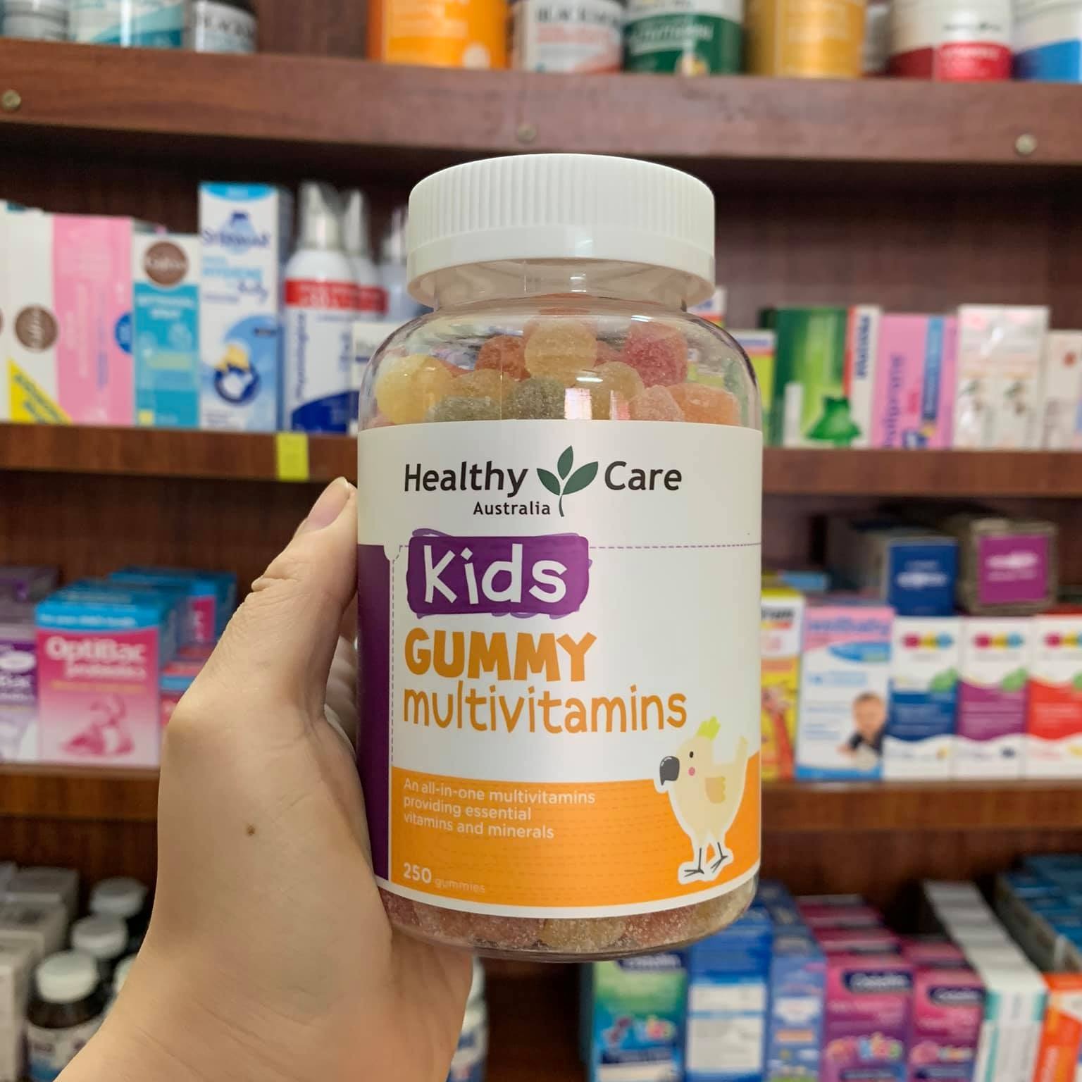Kẹo dẻo gummy healthy care 250 viên - gummy multivitamins