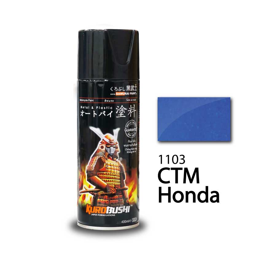 Sơn xịt samurai 1103 màu xanh Honda
