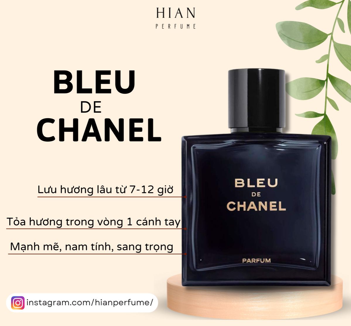 Nước hoa chiết Bleu De Chanel Parfum 5ml | 10ml