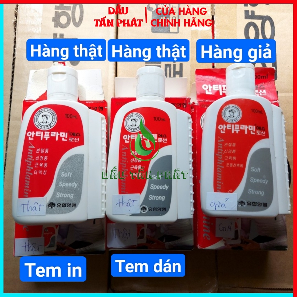 (CHÍNH HÃNG) Dầu Nóng Xoa Bóp Antiphlamine Hàn Quốc 100ml