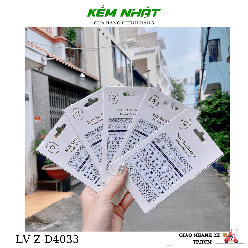 Sticker Dán Móng Thương Hiệu Hot Nhiều Mẫu 2022