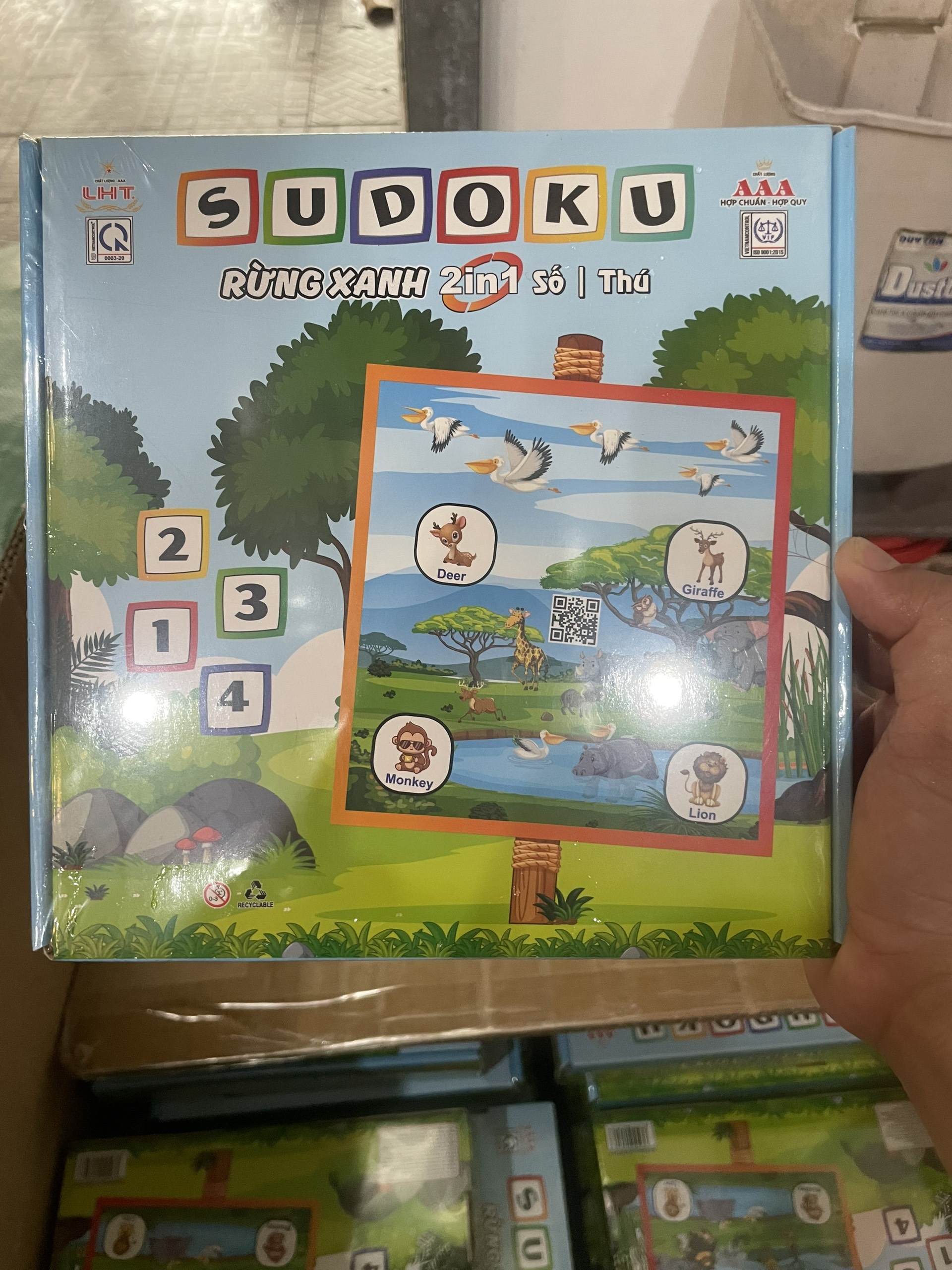 Cờ Thú 2 trong 1 Sudoku Rừng Xanh