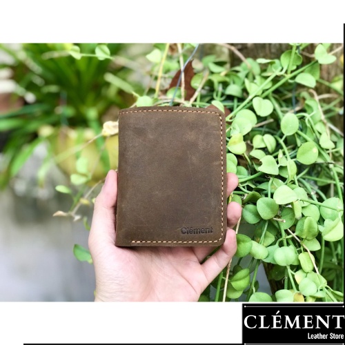 [DA BÒ SÁP] Ví da thời trang Clément kiểu đứng – CM014 - BH 12 tháng - Fullbox