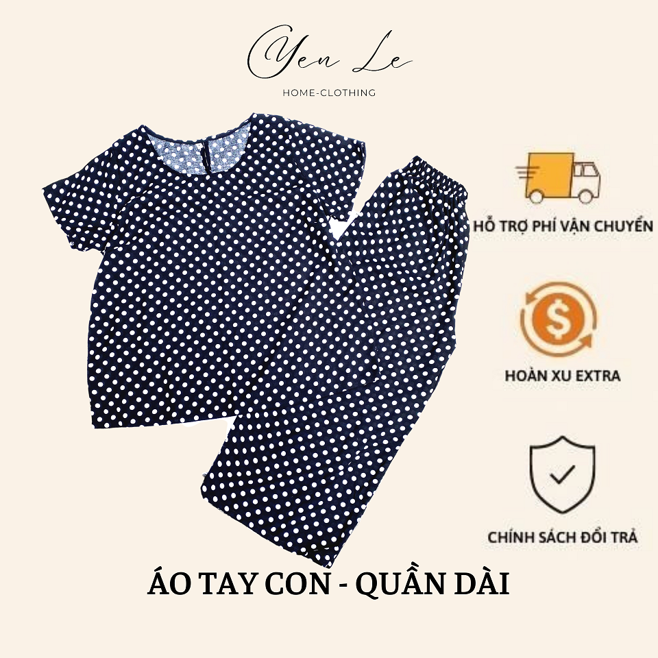 (có size lớn) Đồ bộ mặc nhà trung niên vải tôn/lanh và lụa <85kg