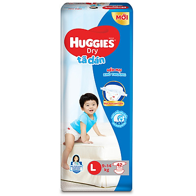 TÃ DÁN HUGGIES SIZE M48/L42/XL38/XXL33  MIẾNG