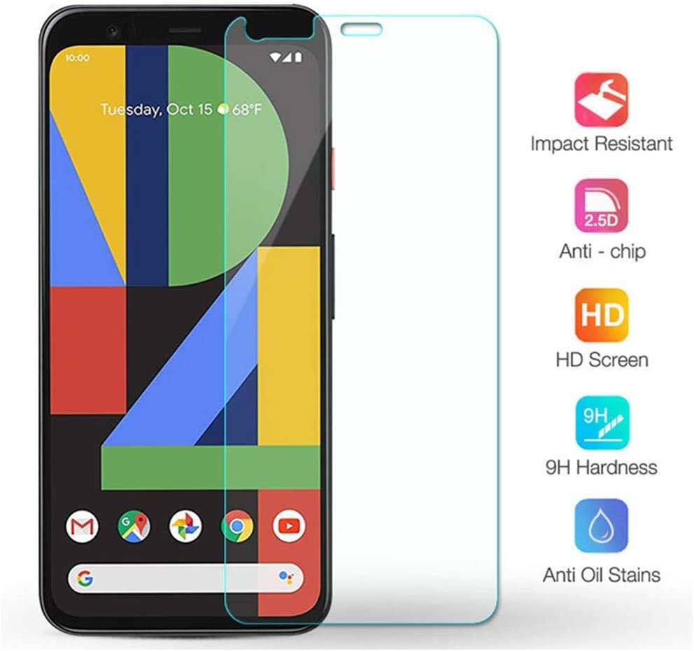 Kính cường lực trong suốt cho Google Pixel 4 XL (Kèm miếng lau)