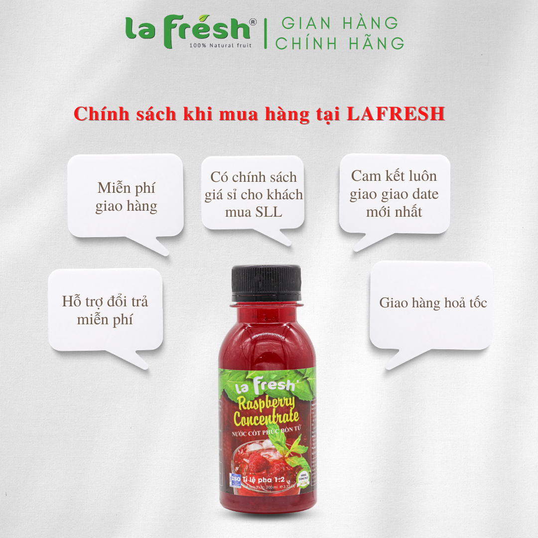 Nước cốt Phúc bồn tử Lafresh chai 100ml