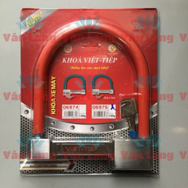 Khoá chữ u việt tiệp loại 1 gồm 2 chìa vi tính