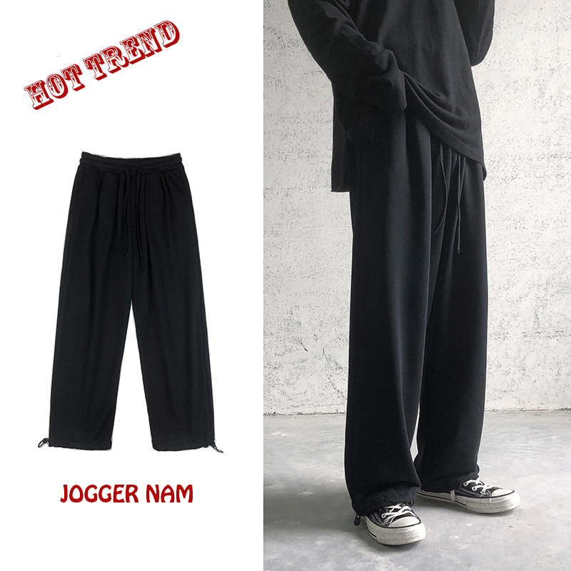 Giảm giá Quần jogger trắng nam / nữ ống rộng unisex Ulzzang streetstyle  siêu chất ❤️ - BeeCost