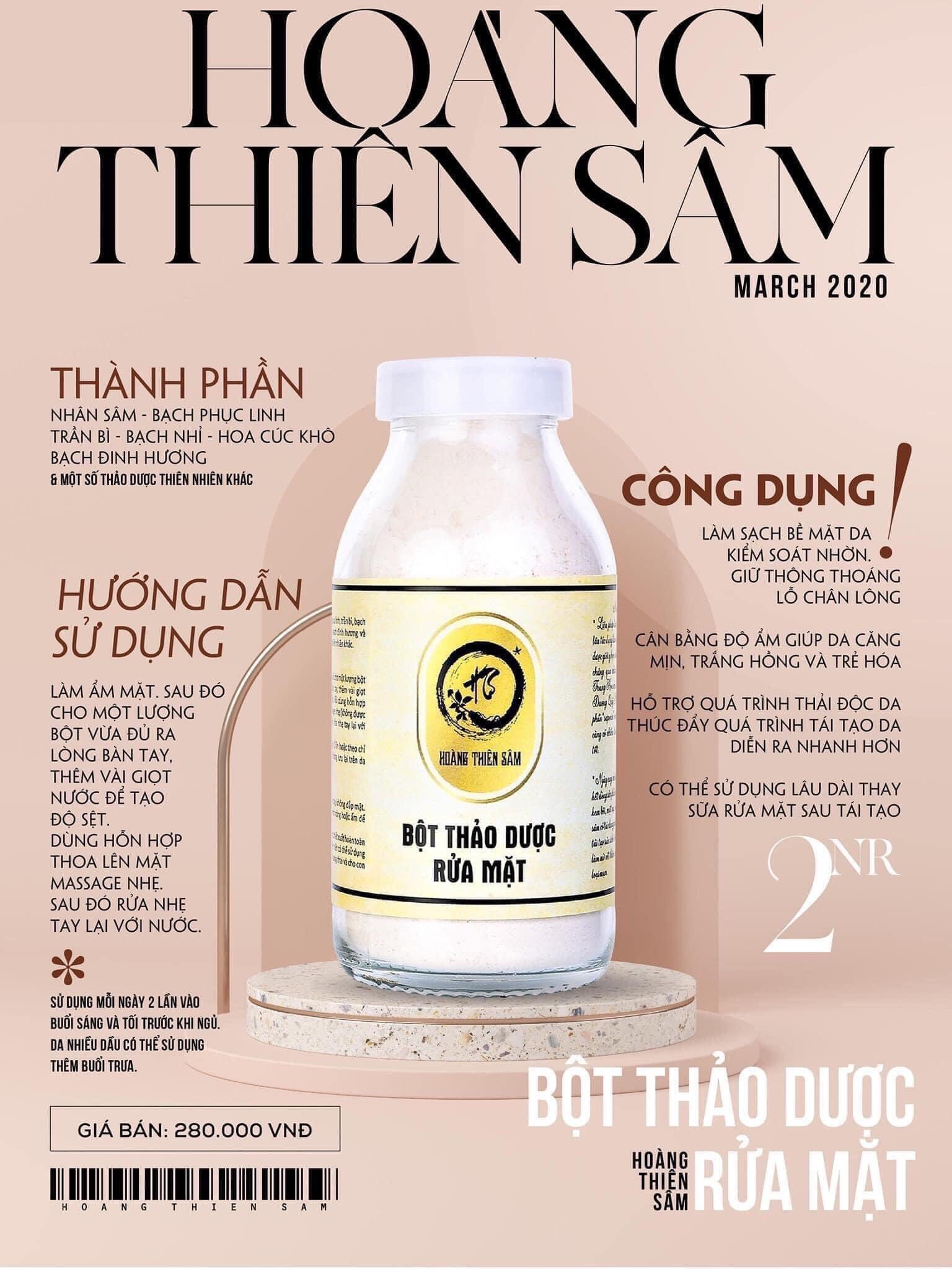 COMBO TÁI TẠO HOÀNG THIÊN SÂM