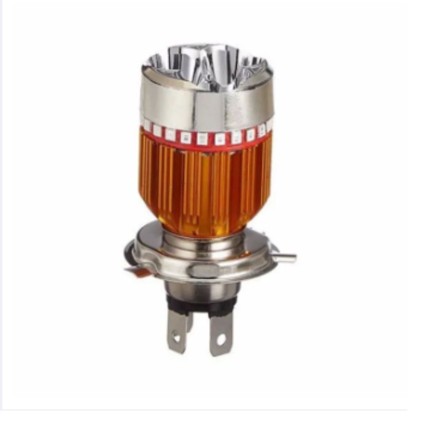 Đèn pha LED chân h7, đèn ánh sáng 7 màu, đèn pha xe máy h4 7 màu , ánh sáng đẹp