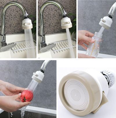 Đầu Vòi Tăng Áp 3 Chế Độ Xoay 360 Độ , Đầu Vòi Tăng Áp Điều Hướng 360 Độ, 3 Chế Độ , Đầu Vòi Rửa Chén Bát Tăng Áp , Tiết Kiệm Nước, Phù Hợp Với Nhiều Loại Nòi , Tiết Kiệm Nước Tối Đa