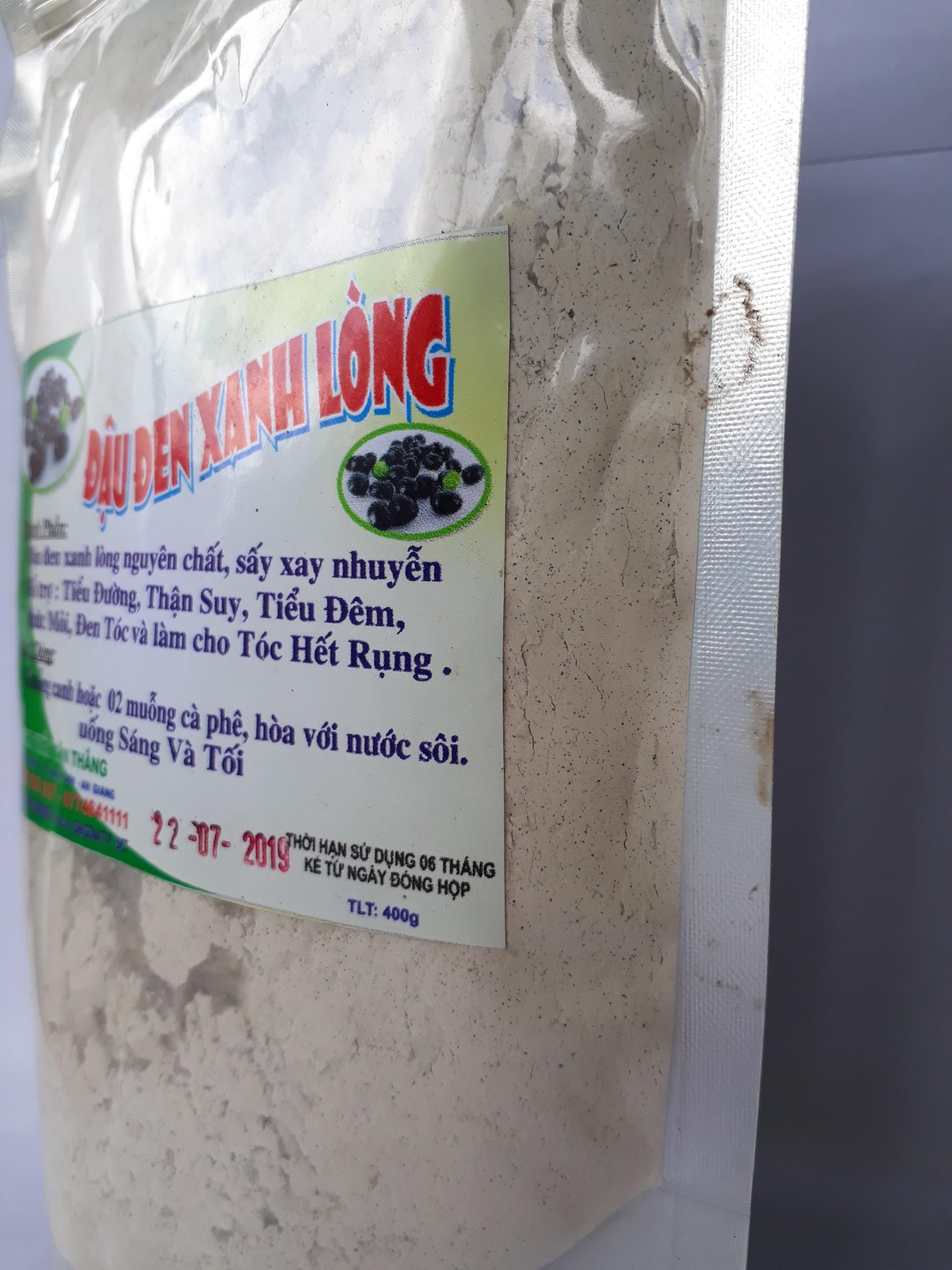 Bột đậu đen xanh lòng túi 400g