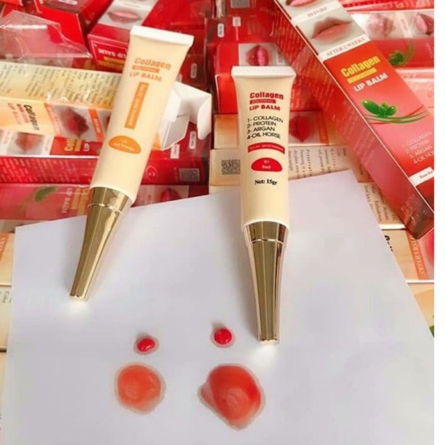 Dưỡng Collagen kích màu môi sau PX