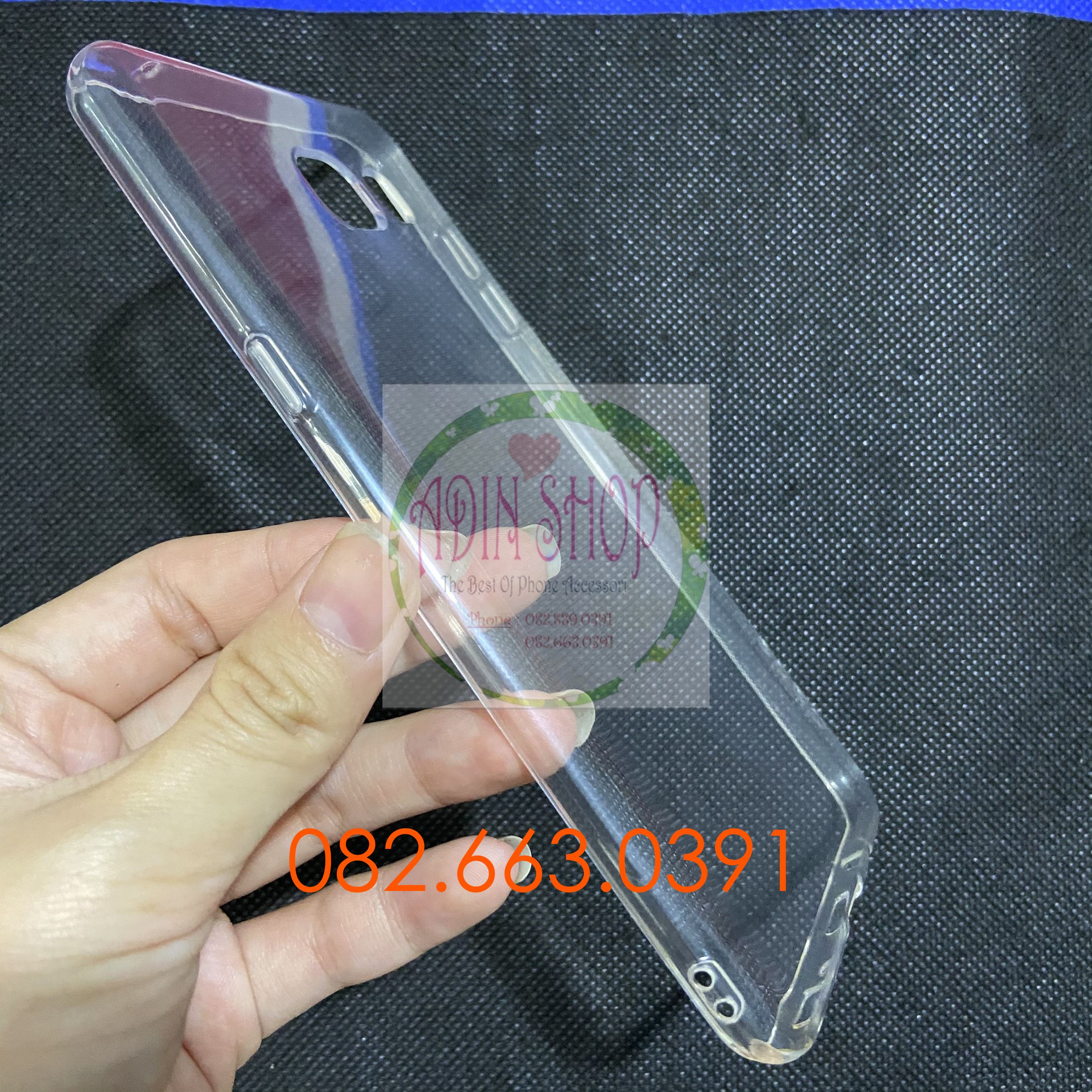 Ốp lưng Samsung C9 pro dẻo trong nhám, trong suốt