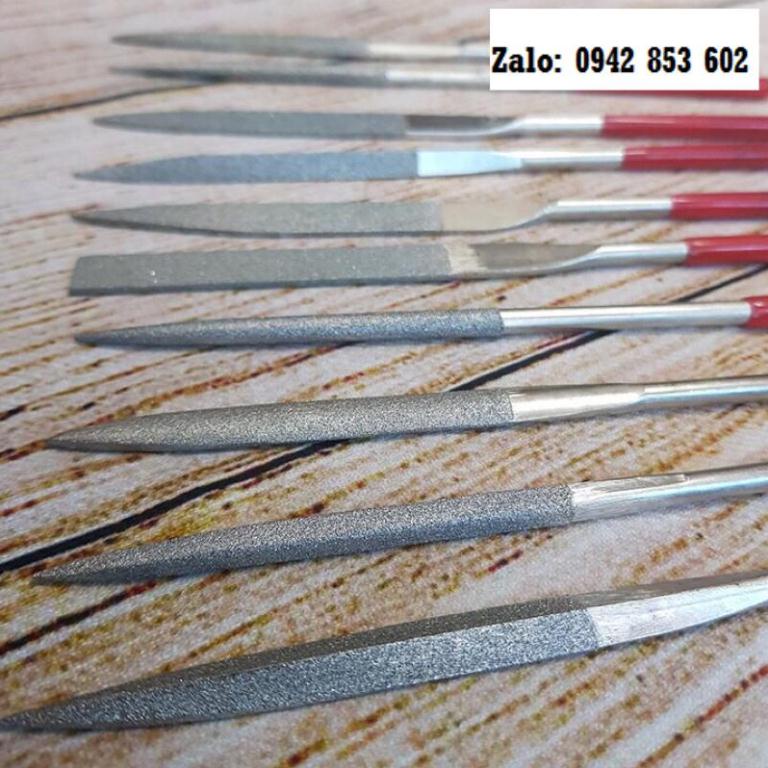 Bộ 10 dũa mài hợp kim cao cấp